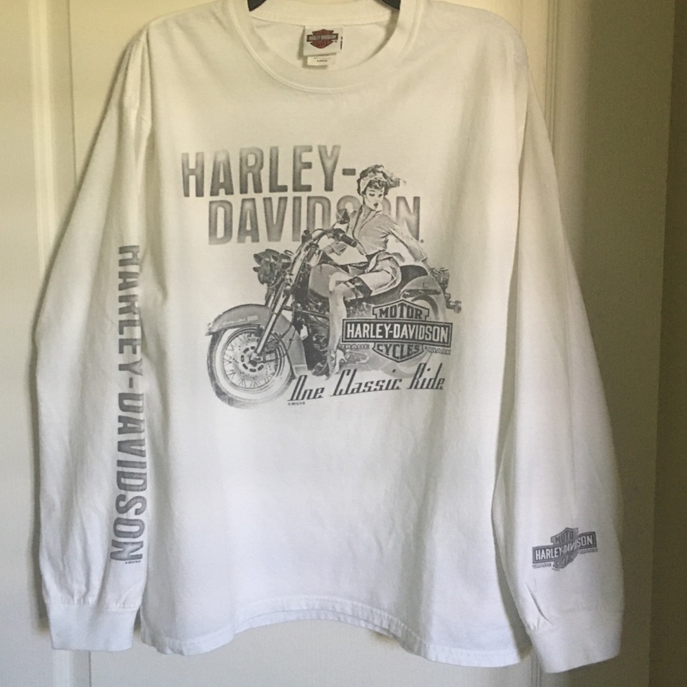 HARLEY DAVIDSON LS tee L